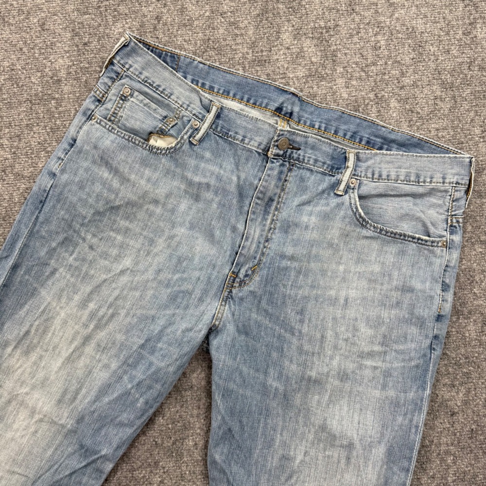 Levi Strauss Co 569 Size 40W x 30L Loose Straight Fit Jeans Light Wash Men's